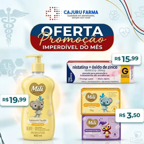Post de oferta do mês
